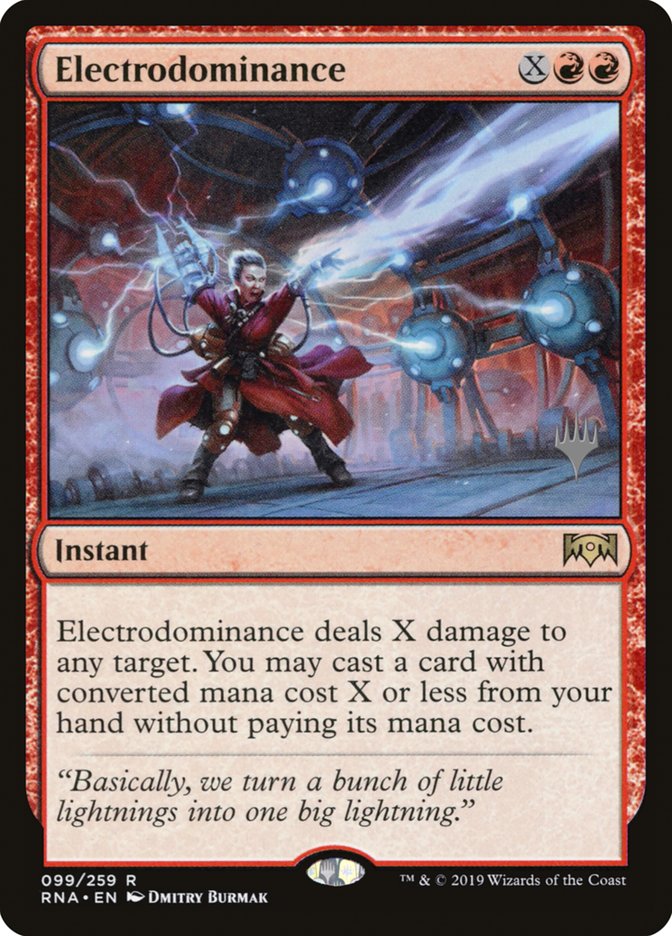 Electrodominance (Promo Pack) [Ravnica Allegiance Promos] | Clutch Gaming