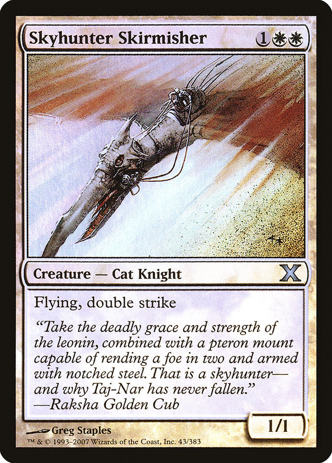 Skyhunter Skirmisher (Premium Foil) [Tenth Edition] | Clutch Gaming