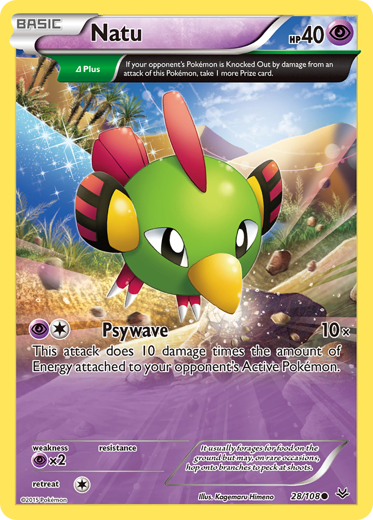 Natu (28/108) [XY: Roaring Skies] | Clutch Gaming