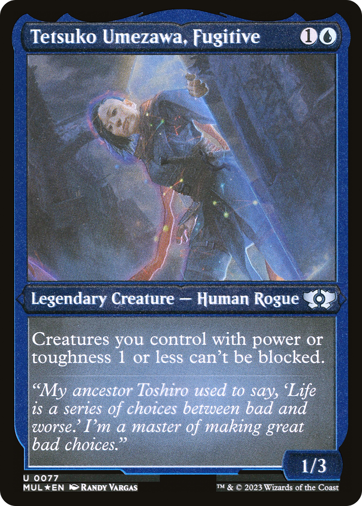 Tetsuko Umezawa, Fugitive (Foil Etched) [Multiverse Legends] | Clutch Gaming