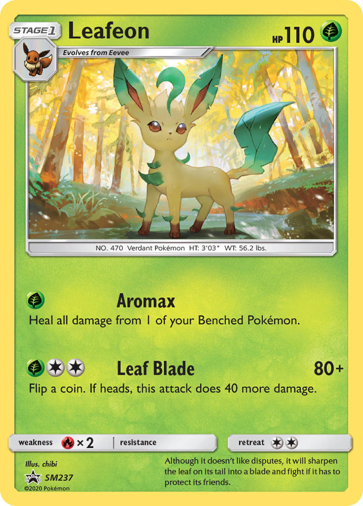 Leafeon (SM237) [Sun & Moon: Black Star Promos] | Clutch Gaming