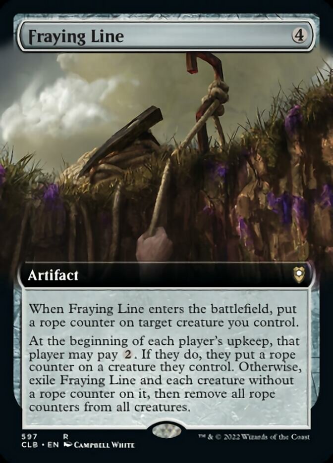 Fraying Line (Extended Art) [Commander Legends: Battle for Baldur's Gate] | Clutch Gaming