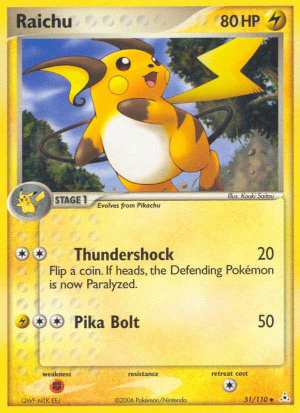 Raichu (51/110) [EX: Holon Phantoms] | Clutch Gaming