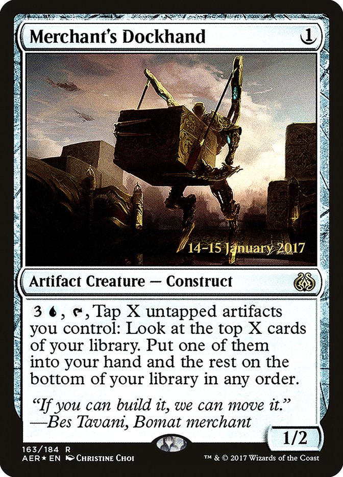 Merchant's Dockhand [Aether Revolt Prerelease Promos] | Clutch Gaming