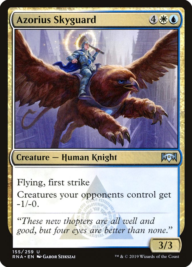 Azorius Skyguard [Ravnica Allegiance] | Clutch Gaming