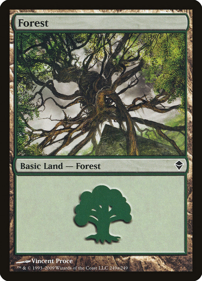 Forest (249a) [Zendikar] | Clutch Gaming