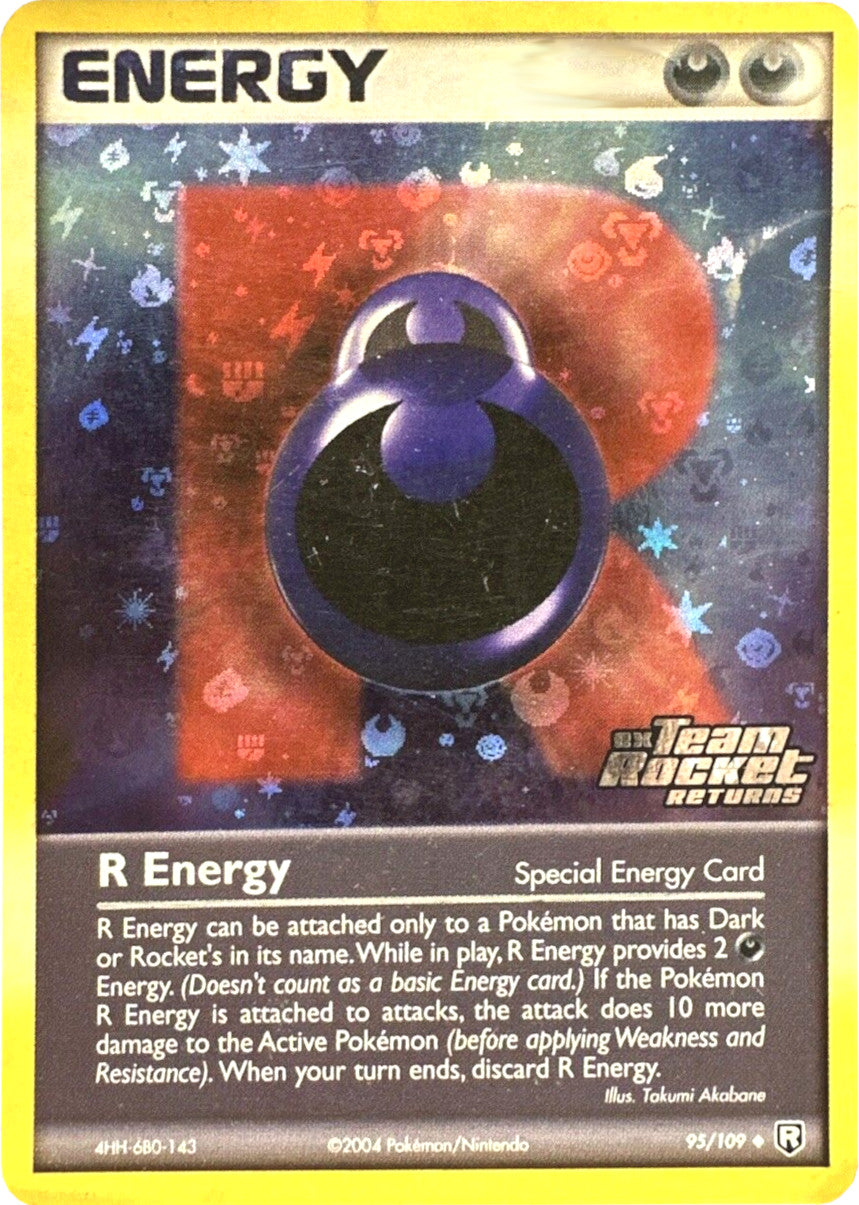 R Energy (95/109) (Stamped) [EX: Team Rocket Returns] | Clutch Gaming