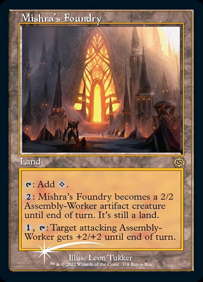 Mishra's Foundry (Retro) (Buy-a-Box) [The Brothers' War] | Clutch Gaming