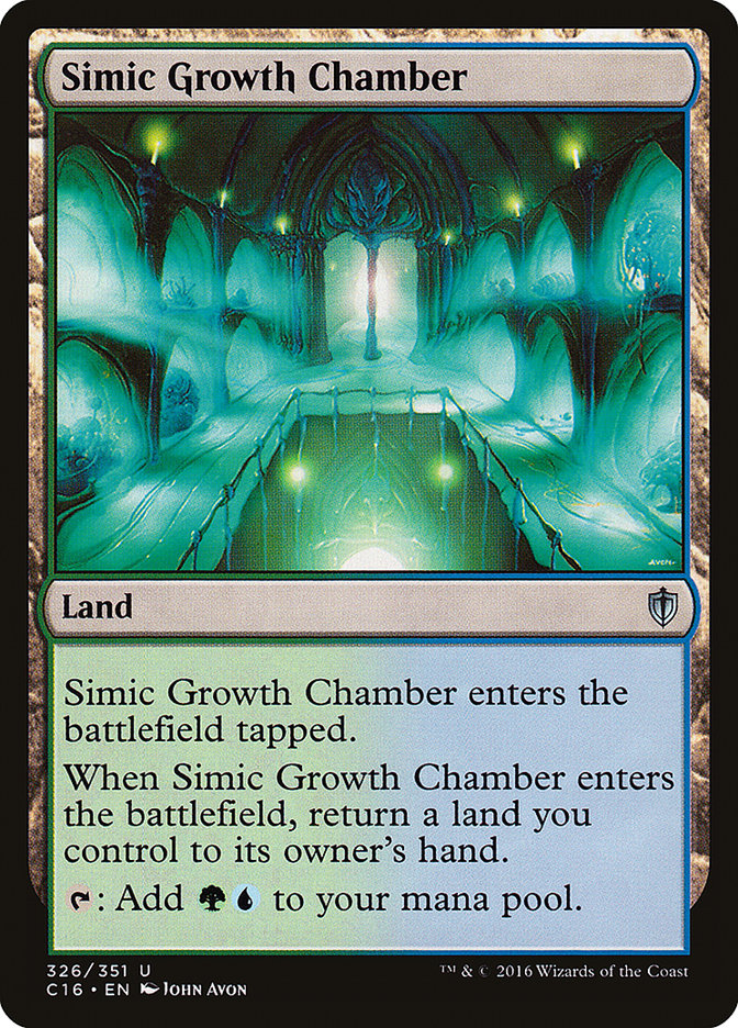 Simic Growth Chamber [Commander 2016] | Clutch Gaming