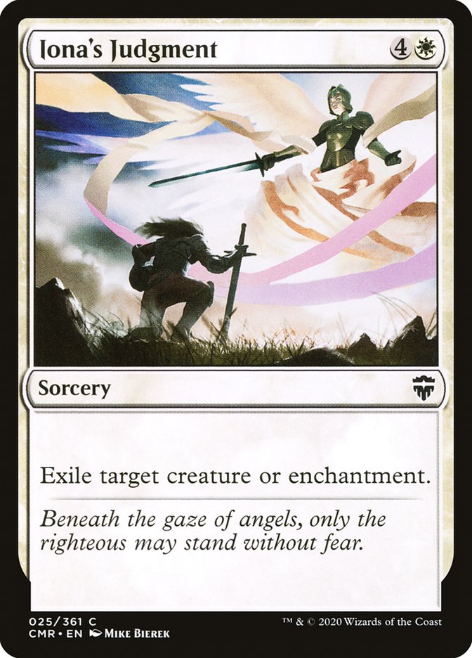 Iona's Judgment [Commander Legends] | Clutch Gaming