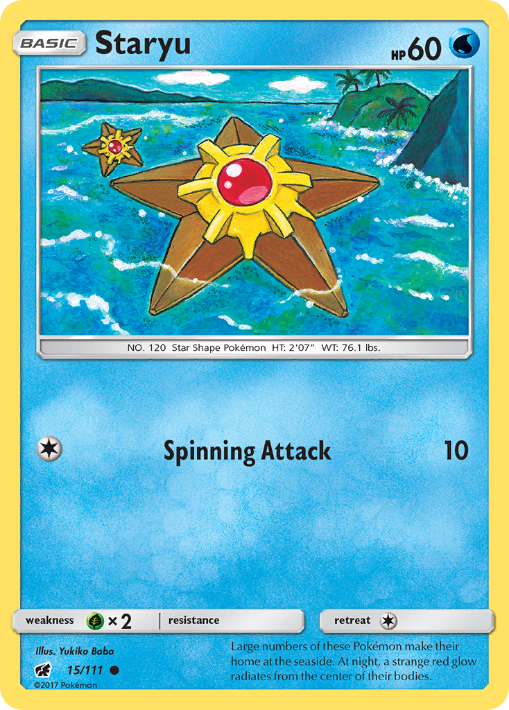 Staryu (15/111) [Sun & Moon: Crimson Invasion] | Clutch Gaming