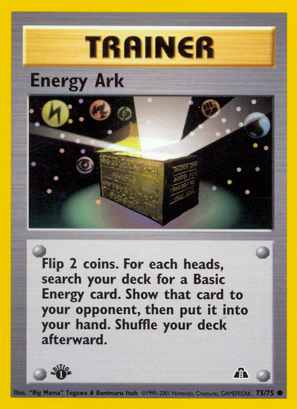 Energy Ark (75/75) [Neo Discovery 1st Edition] | Clutch Gaming