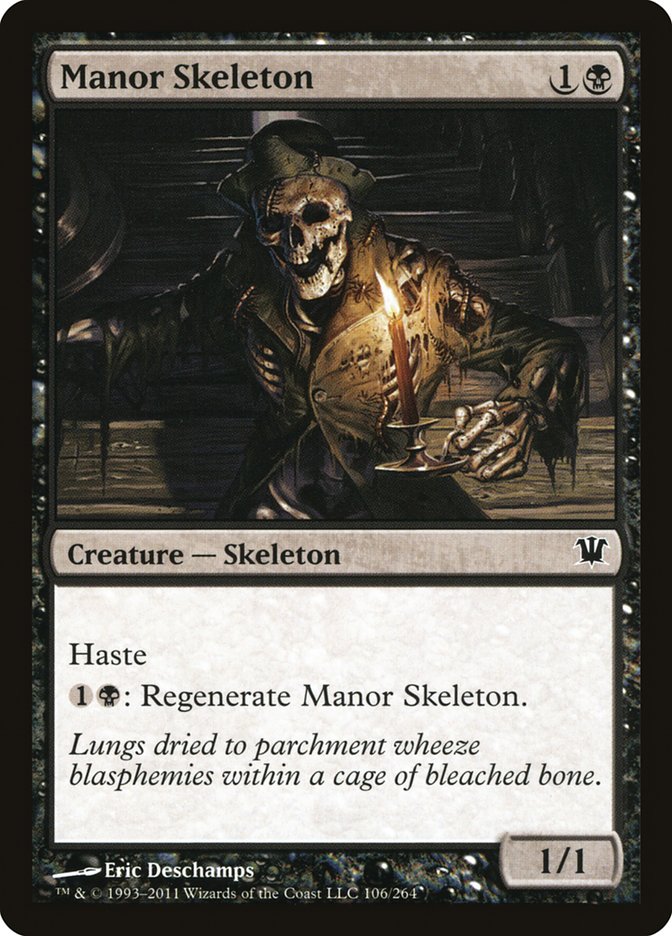 Manor Skeleton [Innistrad] | Clutch Gaming