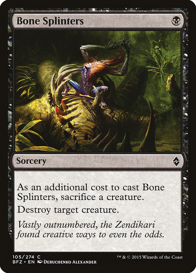 Bone Splinters [Battle for Zendikar] | Clutch Gaming