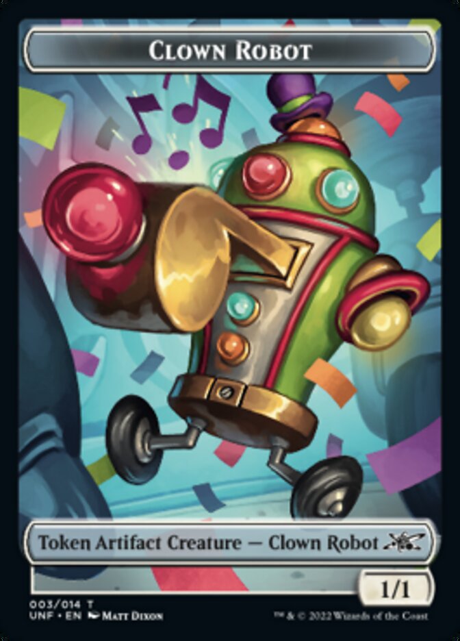 Clown Robot (003) Token [Unfinity Tokens] | Clutch Gaming