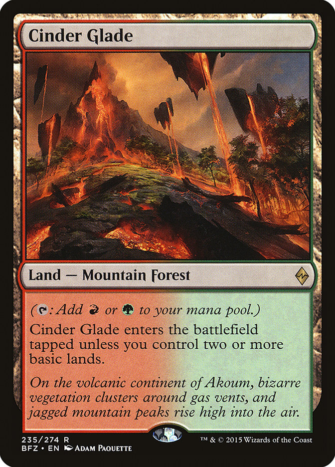 Cinder Glade [Battle for Zendikar] | Clutch Gaming