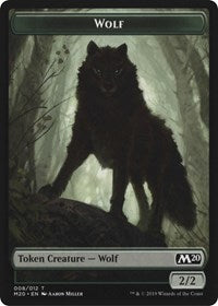 Zombie // Wolf Double-Sided Token [Game Night 2019 Tokens] | Clutch Gaming