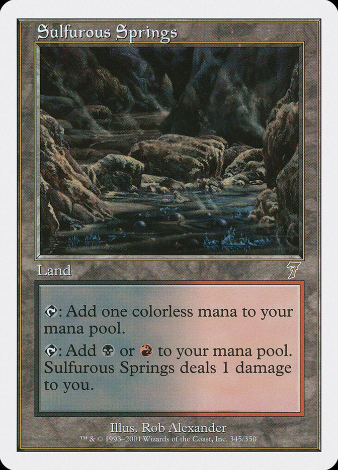 Sulfurous Springs [Seventh Edition] | Clutch Gaming