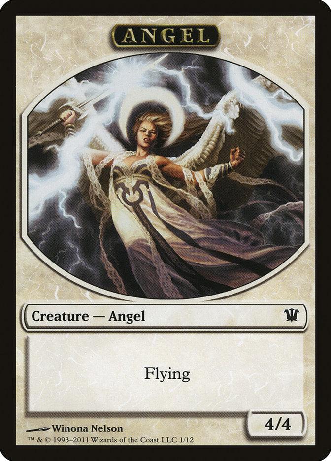 Angel Token [Innistrad Tokens] | Clutch Gaming