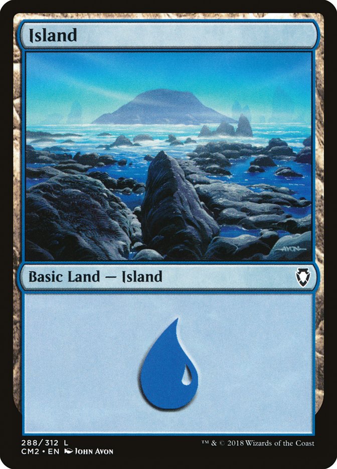 Island (288) [Commander Anthology Volume II] | Clutch Gaming