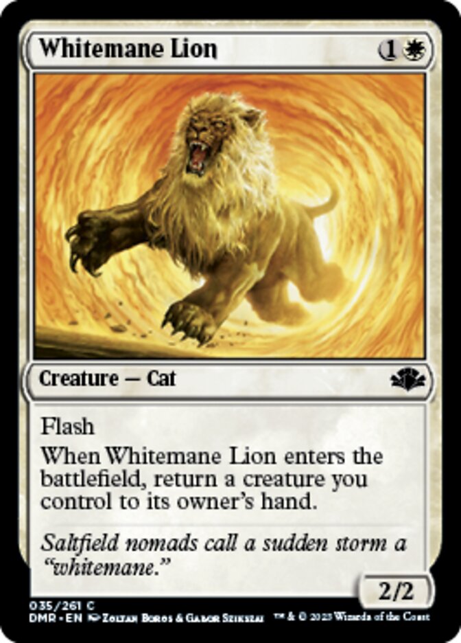 Whitemane Lion [Dominaria Remastered] | Clutch Gaming