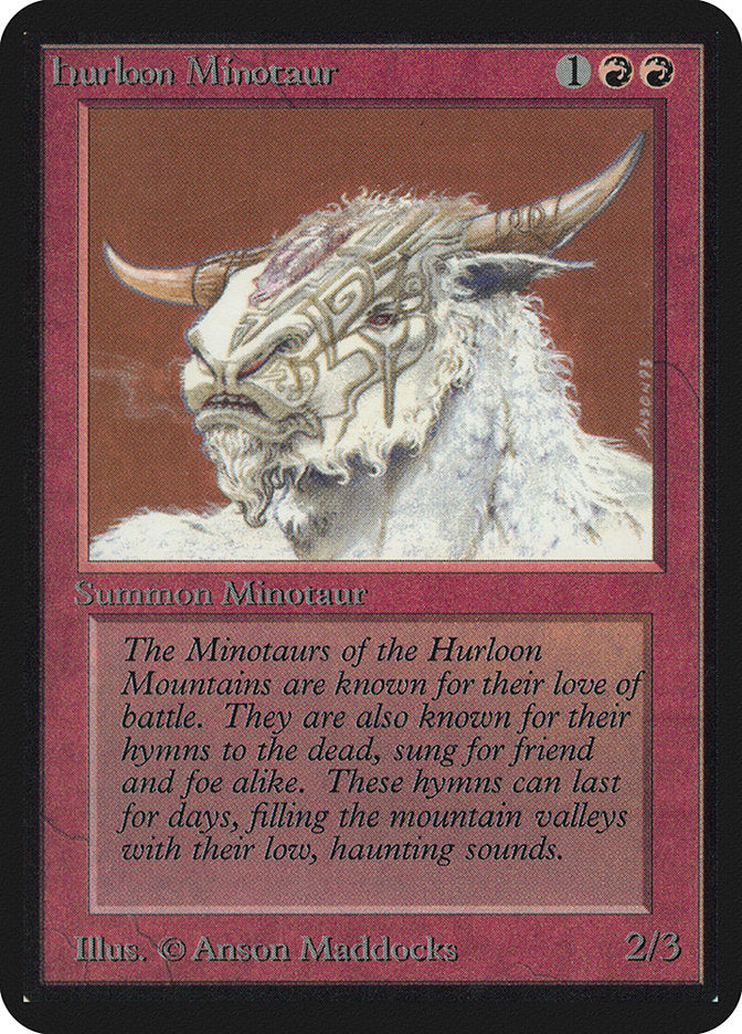 Hurloon Minotaur [Alpha Edition] | Clutch Gaming