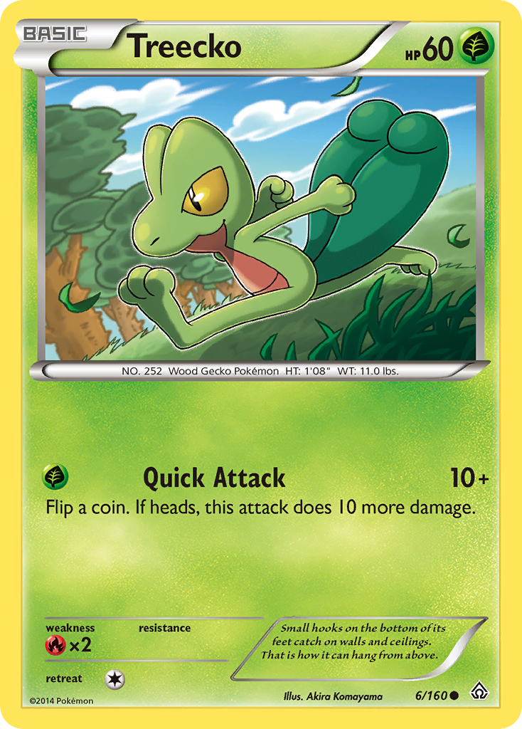 Treecko (6/160) [XY: Primal Clash] | Clutch Gaming