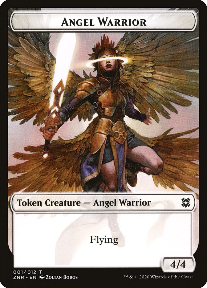 Angel Warrior Token [Zendikar Rising Tokens] | Clutch Gaming