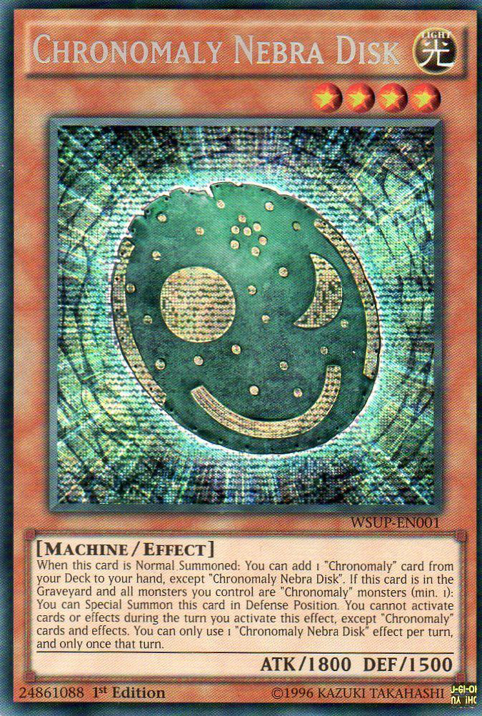 Chronomaly Nebra Disk [WSUP-EN001] Secret Rare | Clutch Gaming