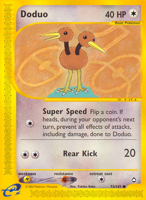 Doduo (73/147) [Aquapolis] | Clutch Gaming