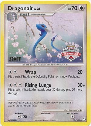 Dragonair (52/146) (State Province Territory Championship Staff) [Diamond & Pearl: Legends Awakened] | Clutch Gaming