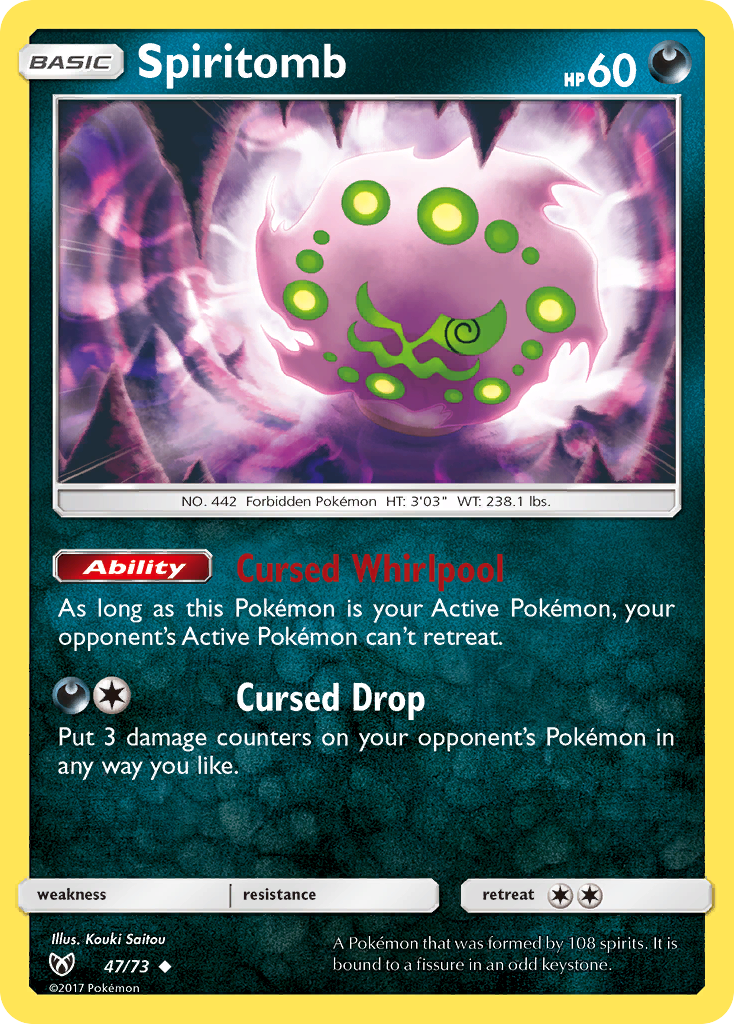 Spiritomb (47/73) [Sun & Moon: Shining Legends] | Clutch Gaming