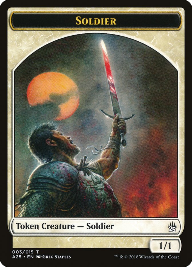 Soldier Token [Masters 25 Tokens] | Clutch Gaming