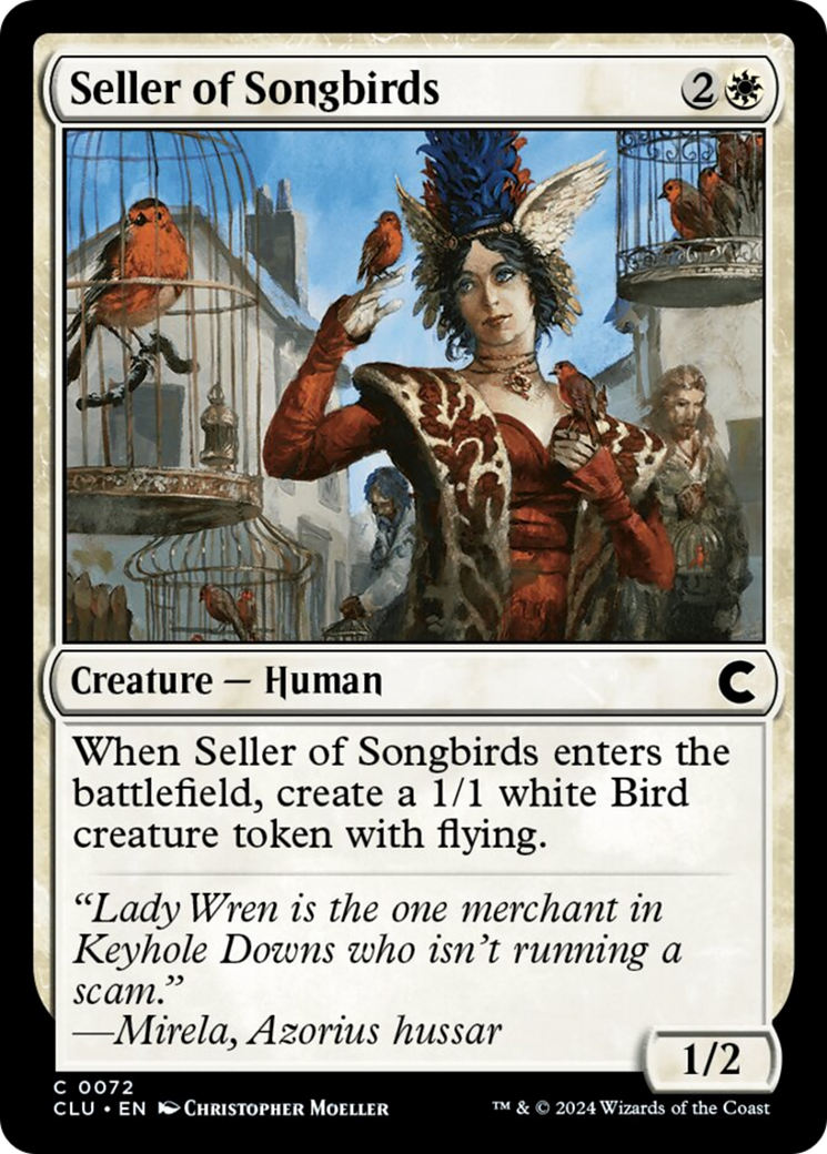 Seller of Songbirds [Ravnica: Clue Edition] | Clutch Gaming