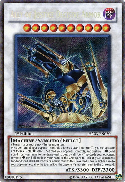 Ally of Justice Decisive Armor [HA03-EN060] Secret Rare | Clutch Gaming