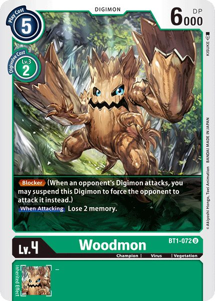 Woodmon [BT1-072] [Release Special Booster Ver.1.0] | Clutch Gaming