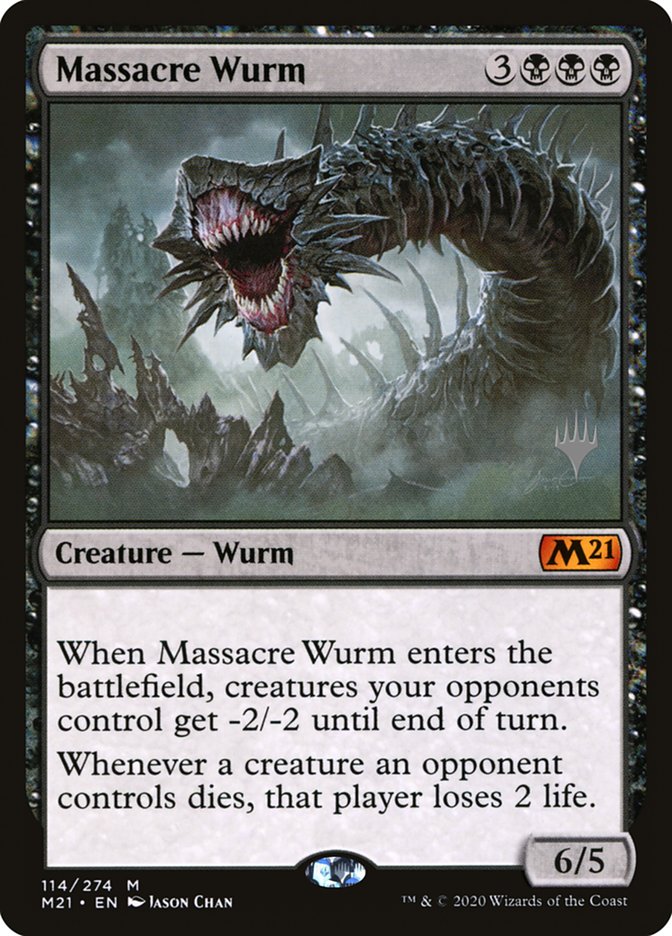 Massacre Wurm (Promo Pack) [Core Set 2021 Promos] | Clutch Gaming