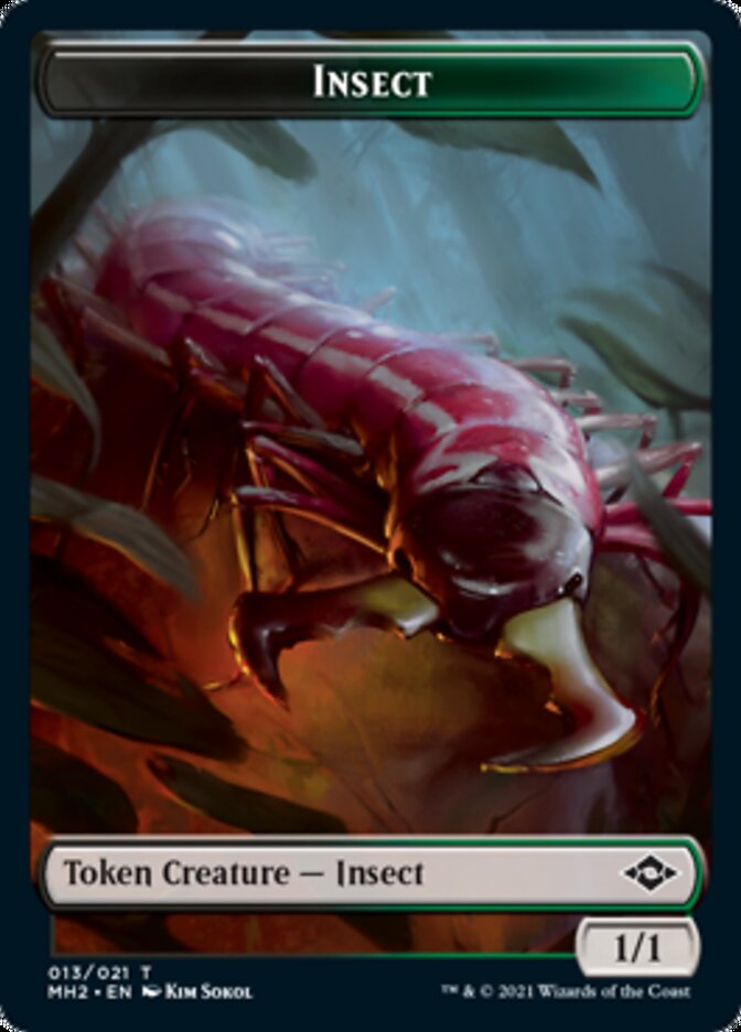 Clue (15) // Insect Double-Sided Token [Modern Horizons 2 Tokens] | Clutch Gaming