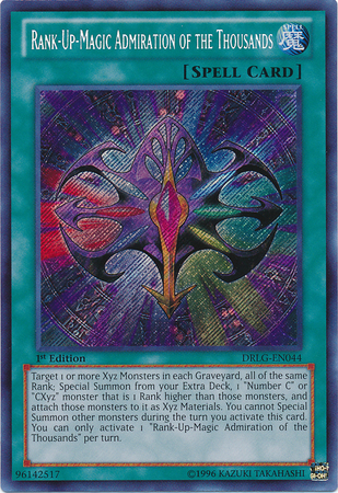 Rank-Up-Magic Admiration of the Thousands [DRLG-EN044] Secret Rare | Clutch Gaming