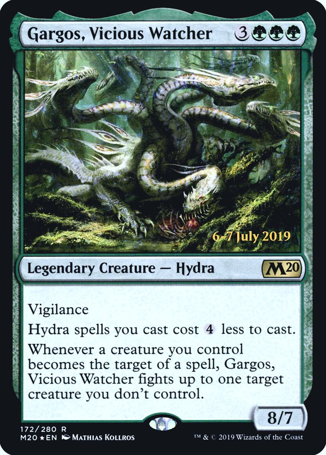 Gargos, Vicious Watcher [Core Set 2020 Prerelease Promos] | Clutch Gaming