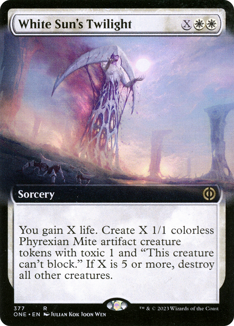 White Sun's Twilight (Extended Art) [Phyrexia: All Will Be One] | Clutch Gaming