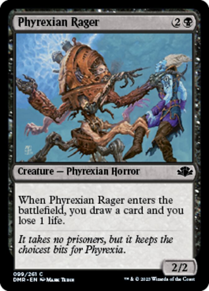 Phyrexian Rager [Dominaria Remastered] | Clutch Gaming