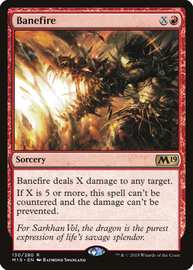 Banefire [Core Set 2019] | Clutch Gaming