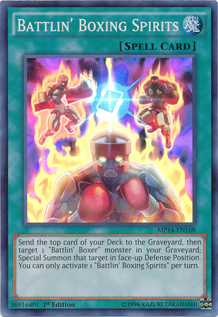 Battlin' Boxing Spirits [MP14-EN168] Super Rare | Clutch Gaming