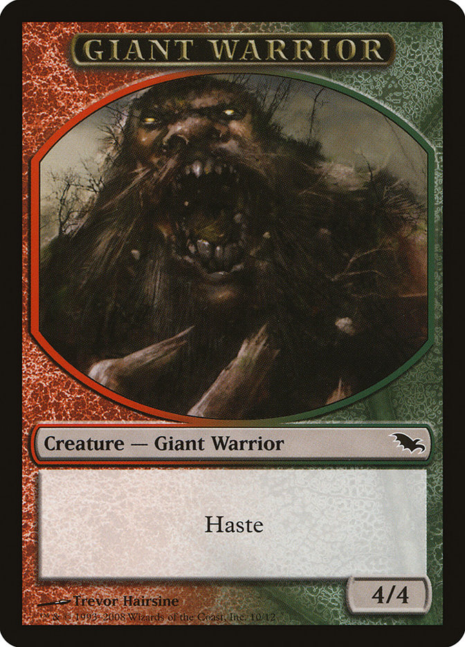 Giant Warrior Token [Shadowmoor Tokens] | Clutch Gaming