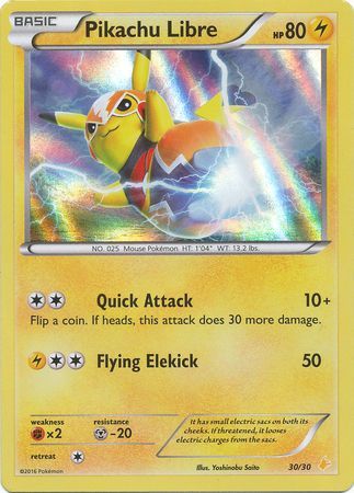 Pikachu Libre (30/30) [XY: Trainer Kit 3 - Pikachu Libre] | Clutch Gaming