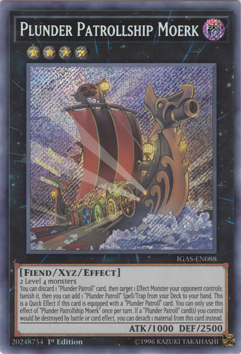 Plunder Patrollship Moerk [IGAS-EN088] Secret Rare | Clutch Gaming