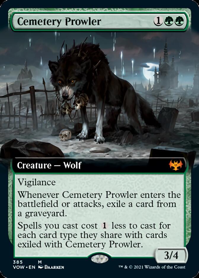 Cemetery Prowler (Extended Art) [Innistrad: Crimson Vow] | Clutch Gaming