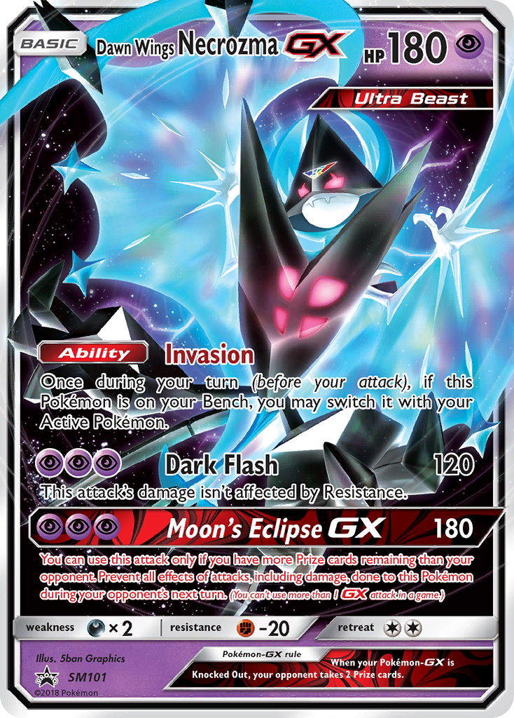 Dawn Wings Necrozma GX (SM101) [Sun & Moon: Black Star Promos] | Clutch Gaming