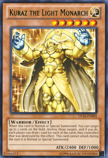 Kuraz the Light Monarch (Green) [DL16-EN004] Rare | Clutch Gaming